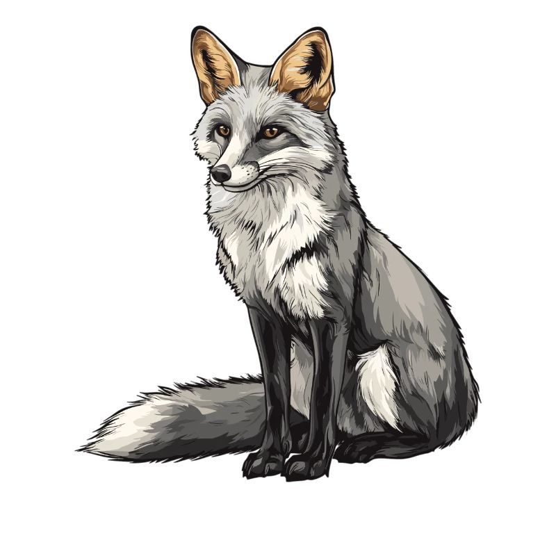 Gray foxes Gray fox