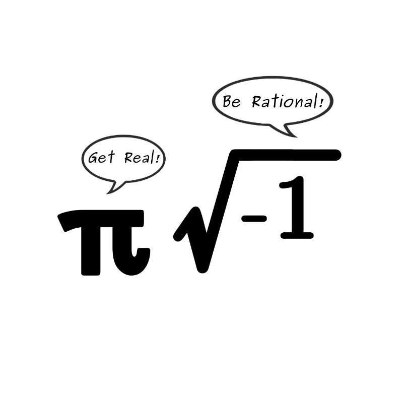 Get Real - Be Rational Pi und Wurzel Zeichen Nerd