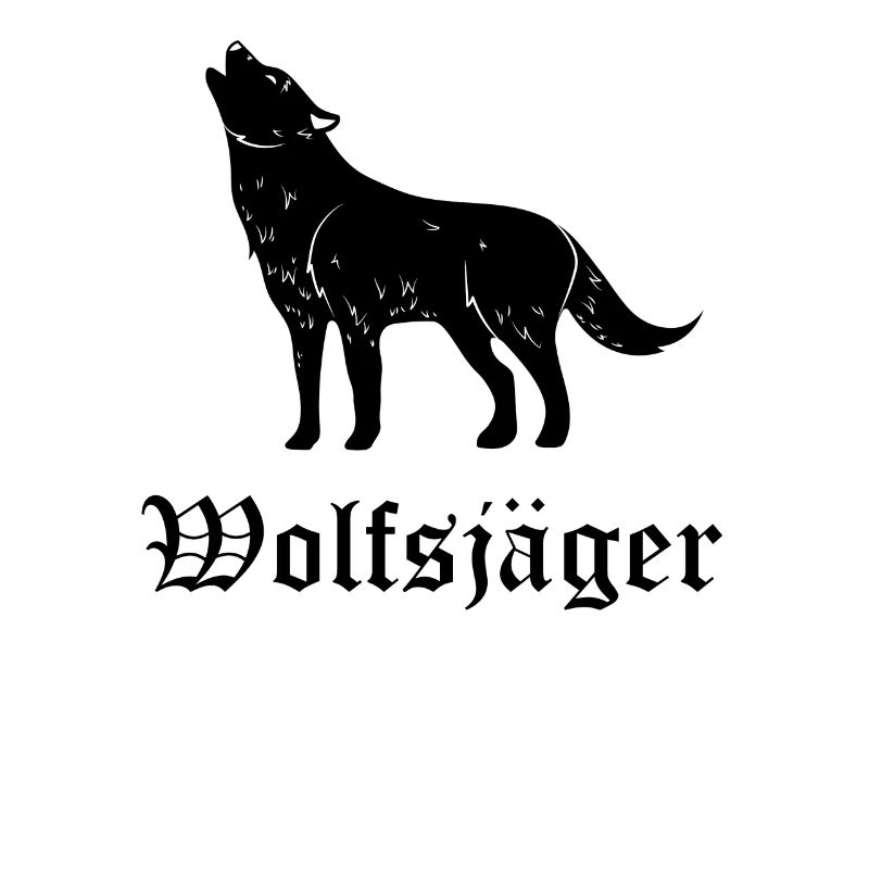 Jäger Wolfsjäger Wolf Jägerin T-Shirt