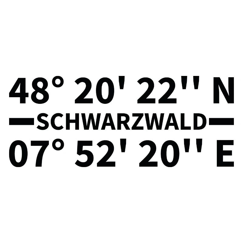 Black Forest coordinates