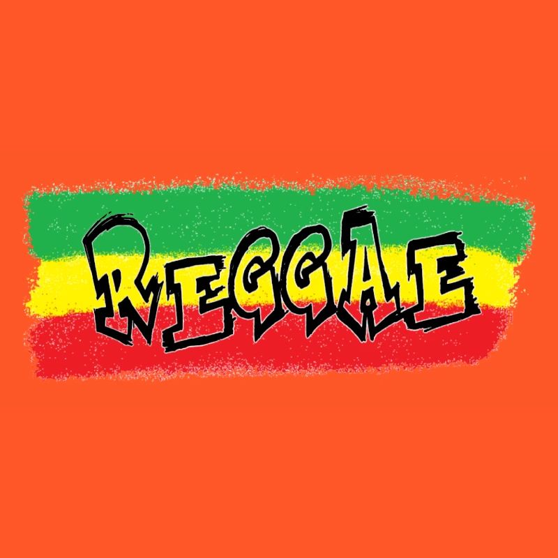 Reggae Banner Sprayed