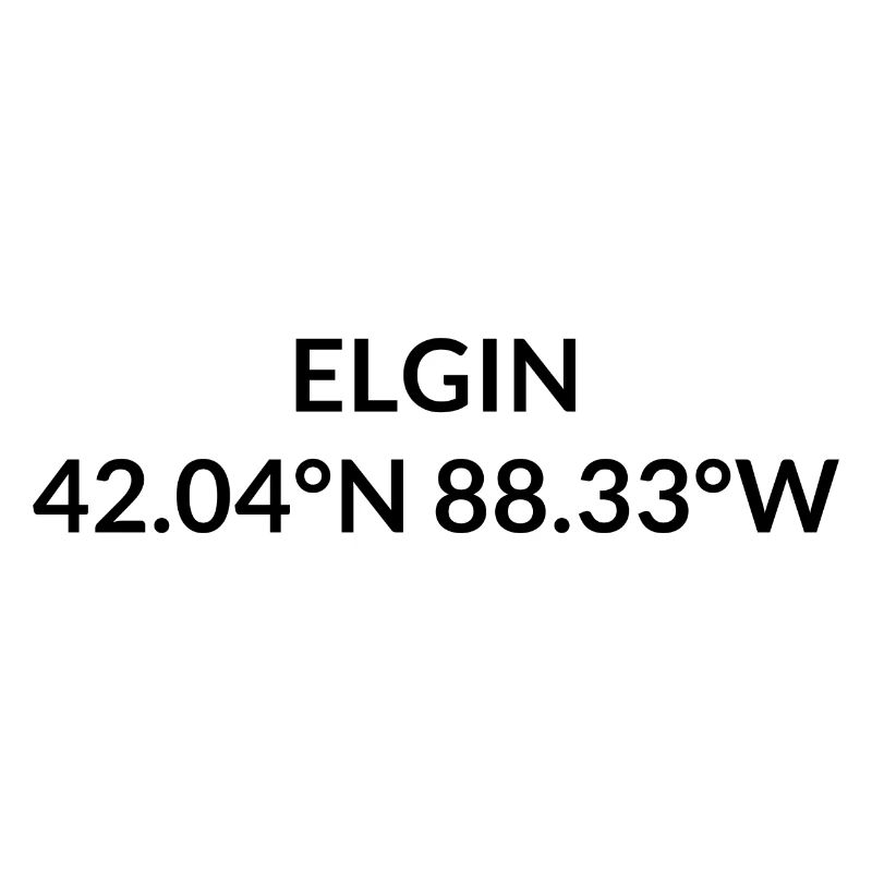 Coordonnées Elgin, Illinois, États-Unis