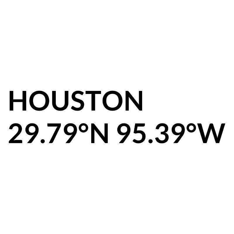 Houston, Texas, USA Coordinates