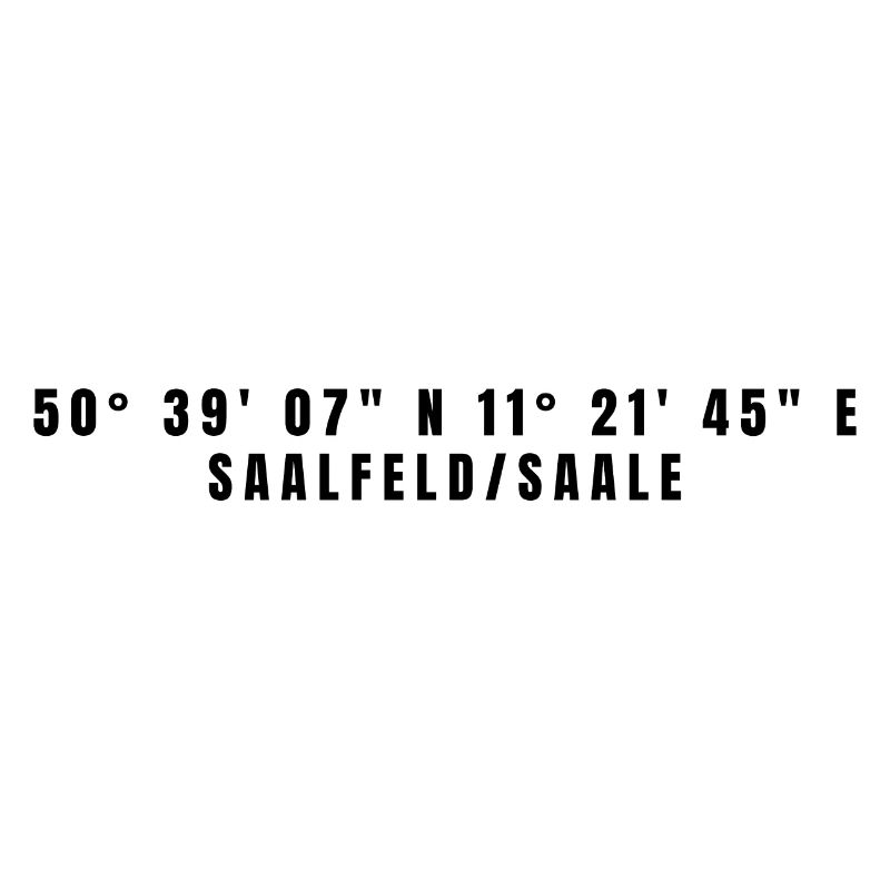 Coordonnées Saalfeld/Saale, Thuringe