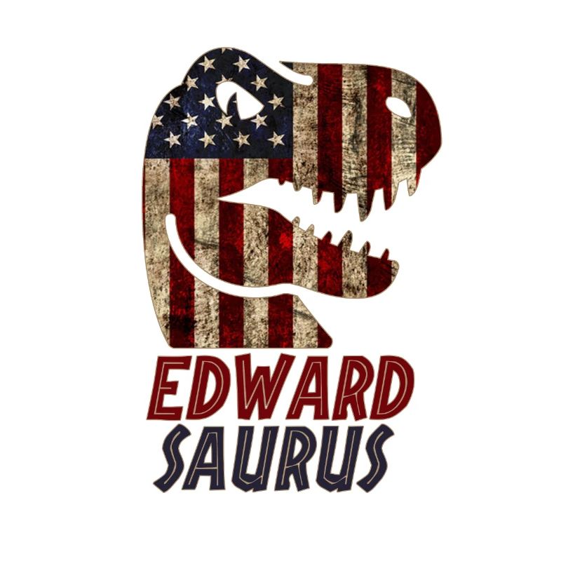 Patriotique Edward Dinosaur Edwardsaurus
