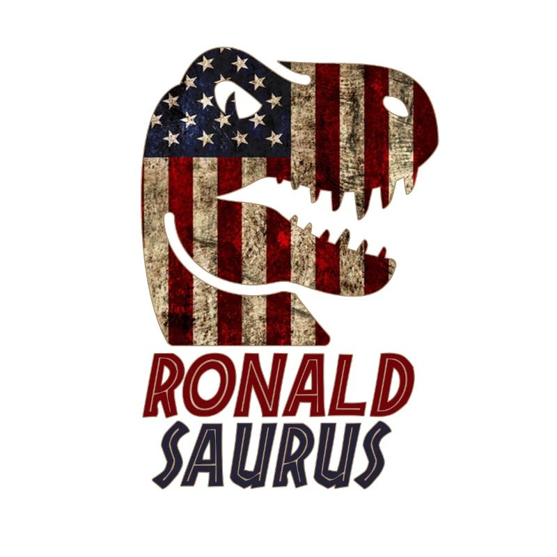 Patriotic Ronald Dinosaur Ronaldsaurus