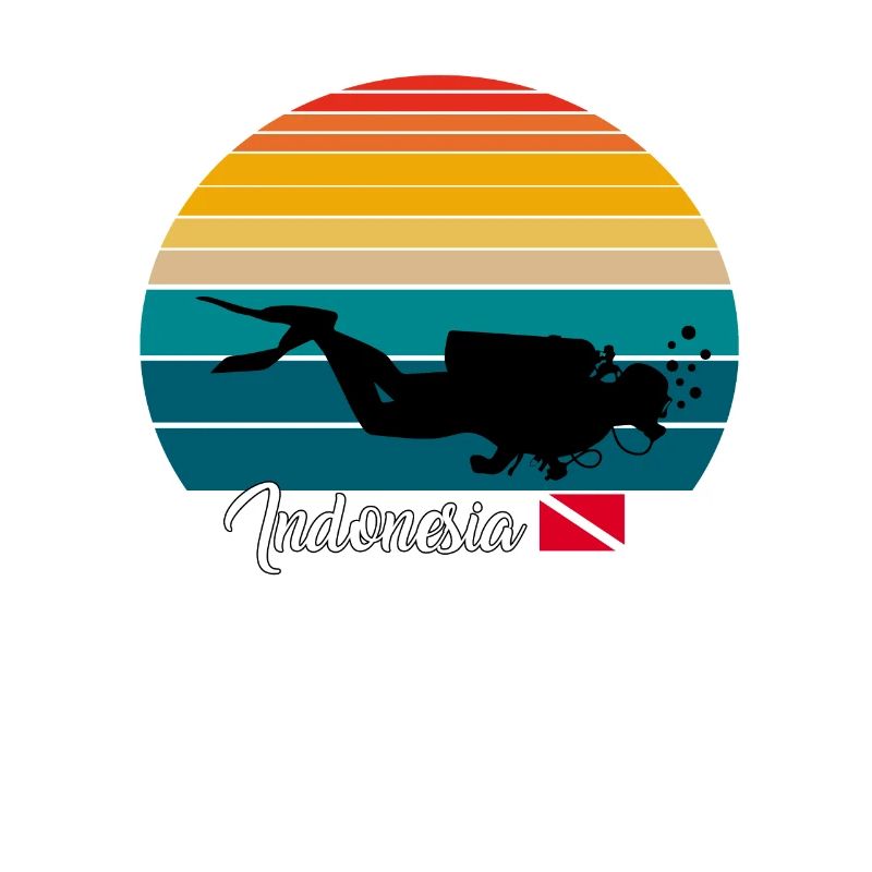 Indonesia Scuba Diving Gift