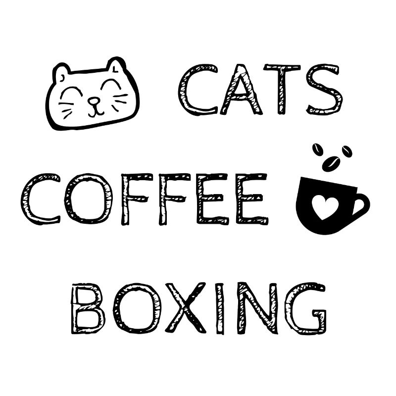 Chats. Café. Boxe
