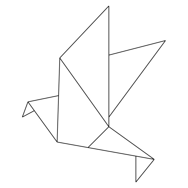 Origami Täubchen