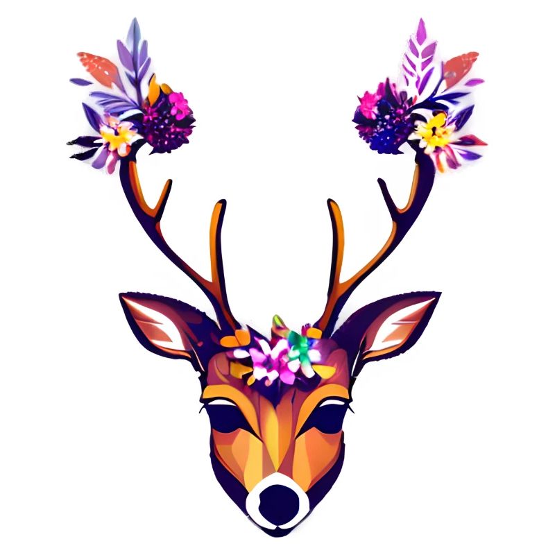 belles fleurs de cerf nature forêt