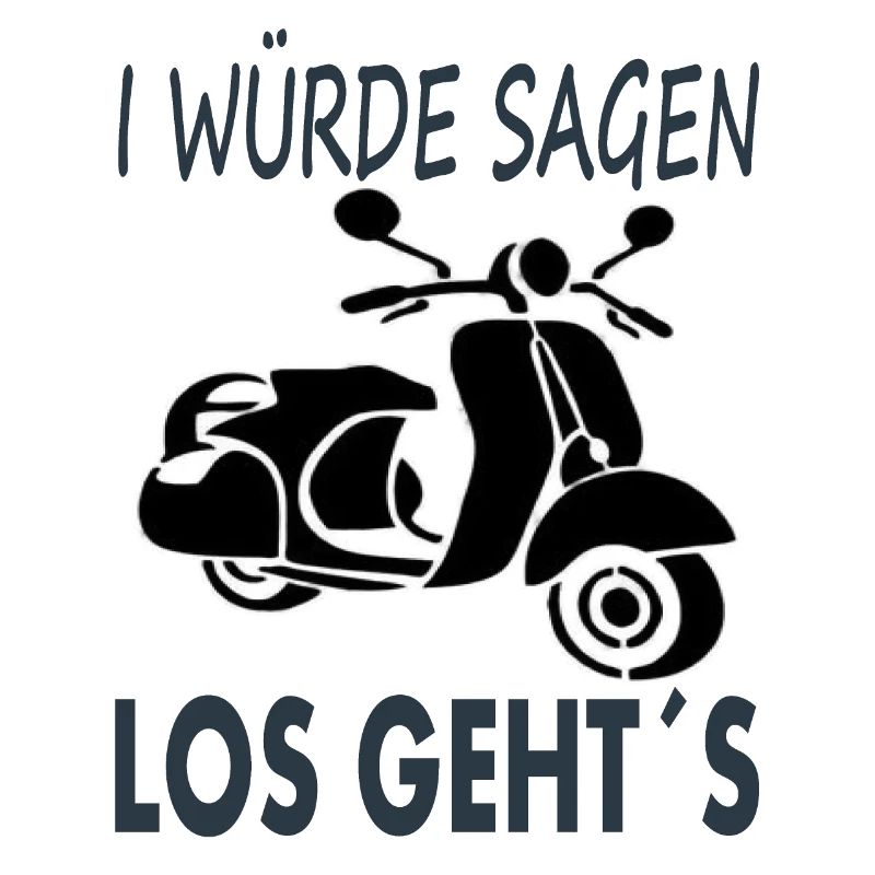 Roller fahren Rollerfahrer ich liebe Roller Moped