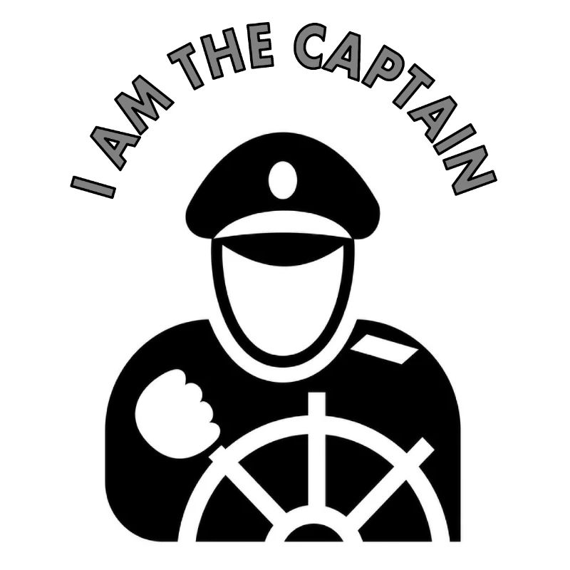 fier capitaine capitaine de bateau ancre capitaine de navire