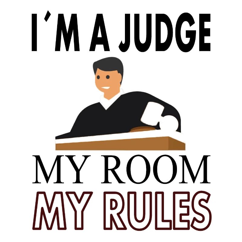 Richter Spruch stolze Richterin Gericht Geschenk