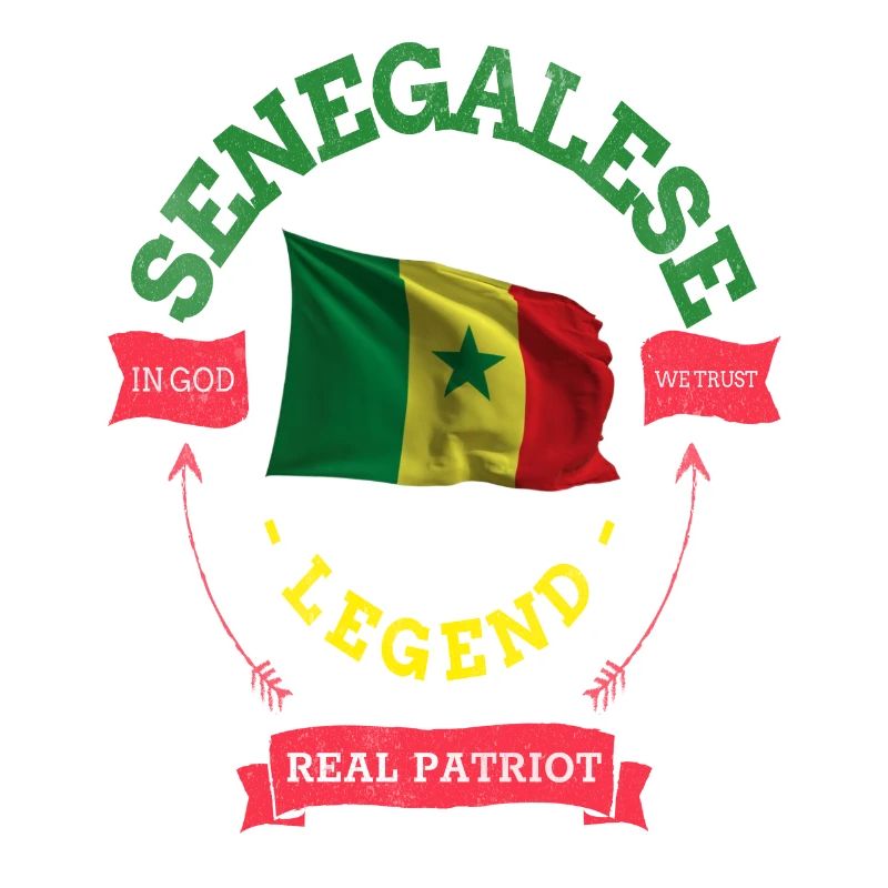 I'm from Senegal Dakar green yellow red gift