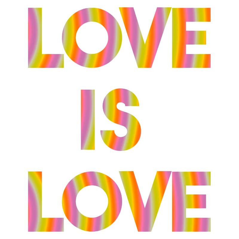 Love is love Pride LGBT Geschenkidee Regenbogen