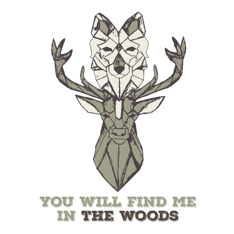 Wolf deer forest