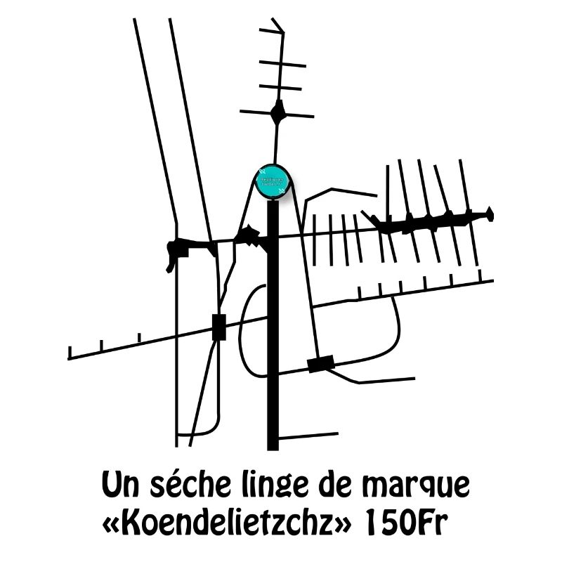 Le sèche linge Koendelietzsche
