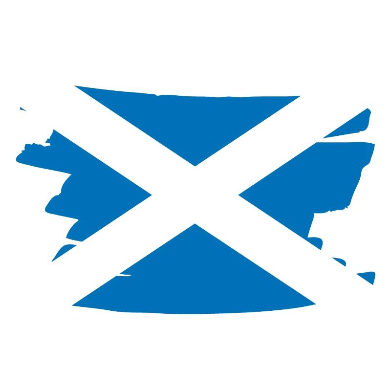 Drapeau national de l'Écosse - brosse horizontale