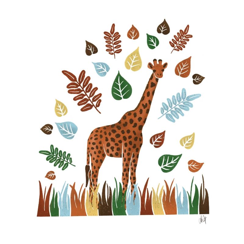 Süße Giraffe