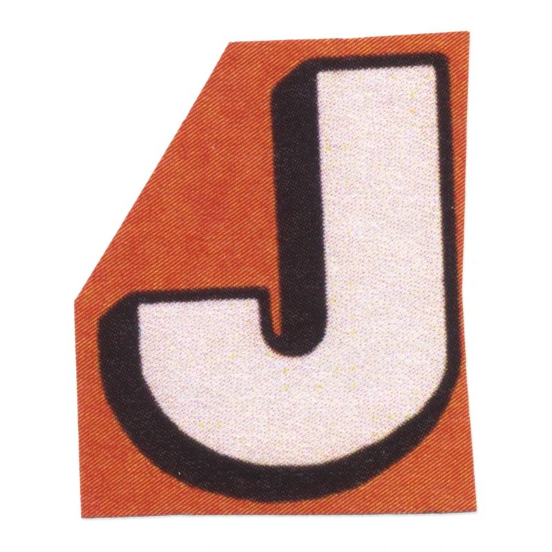 Retro letter J