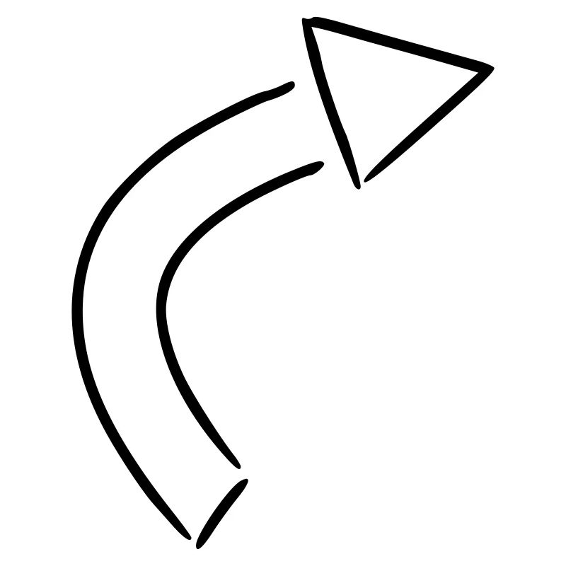 Arrow drawing sketch black