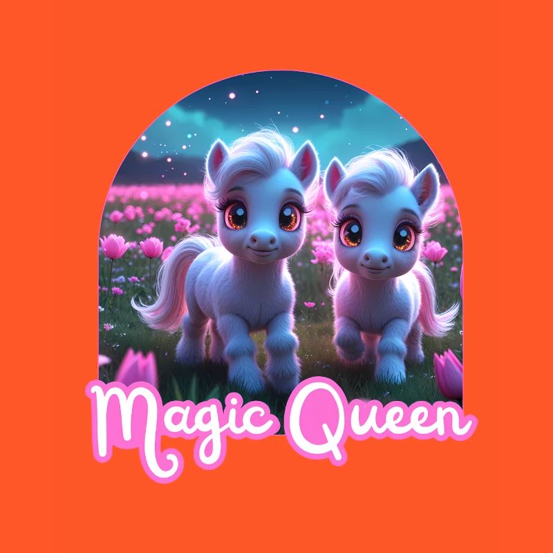 Two Cute Ponies - Magic Queen