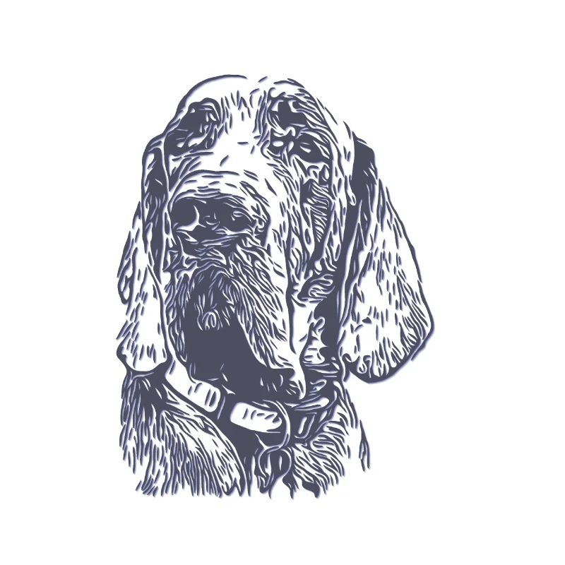 Hund Dogge Grau Silber Hellgrau