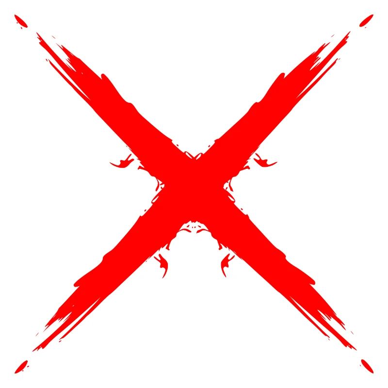 Cross design vector shape red