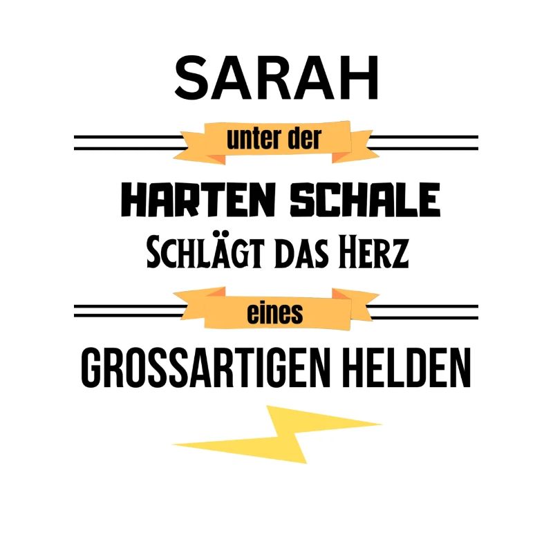 Sarah unter harte Schale eines Großartigen Helden