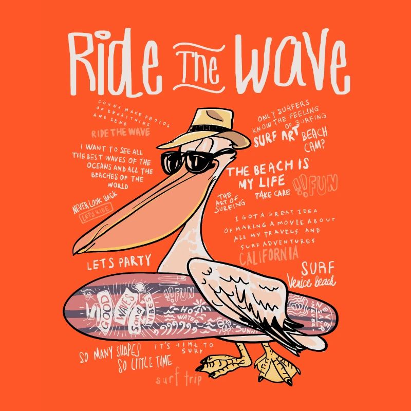 Pélicans de surf