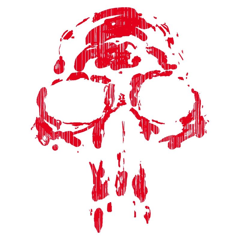 Skull - Neanderthal RED