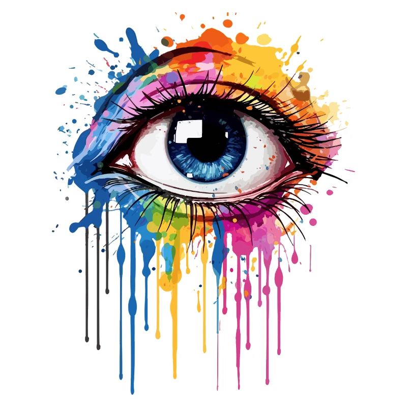Expressive Rainbow Eye