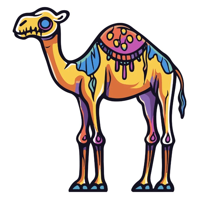 Kamel Halloween Comic Zombie