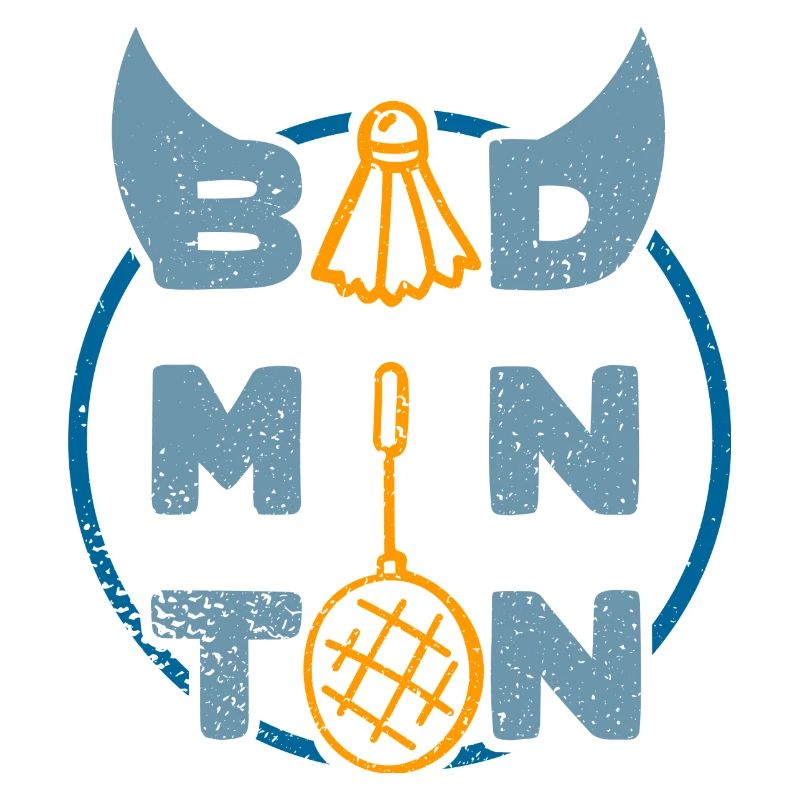 Badminton (Typo-Ball-Racket-Edition)