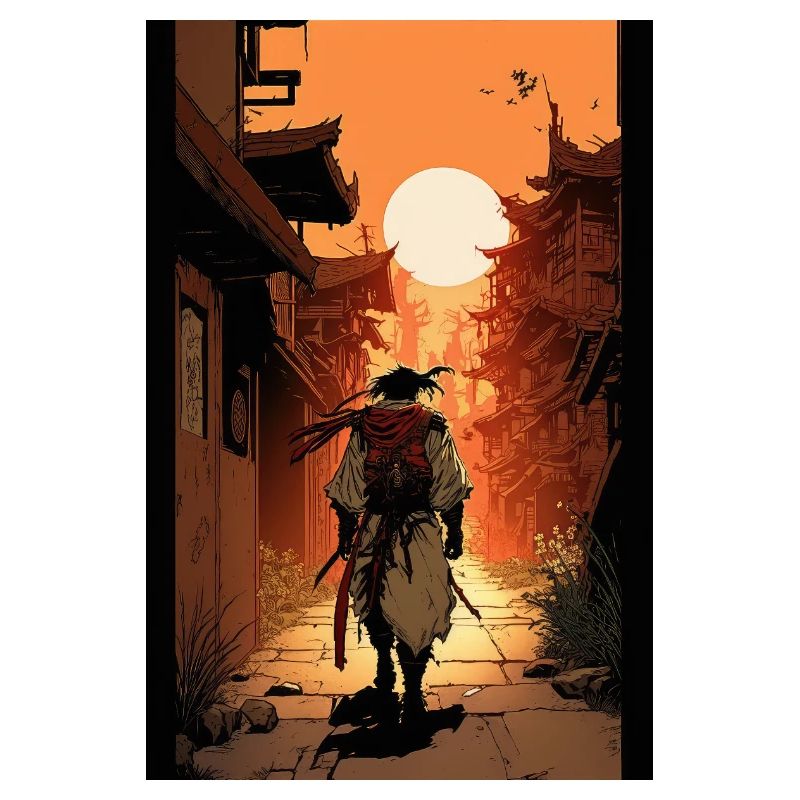 Japanese Samurai Warrior Sun City Temple