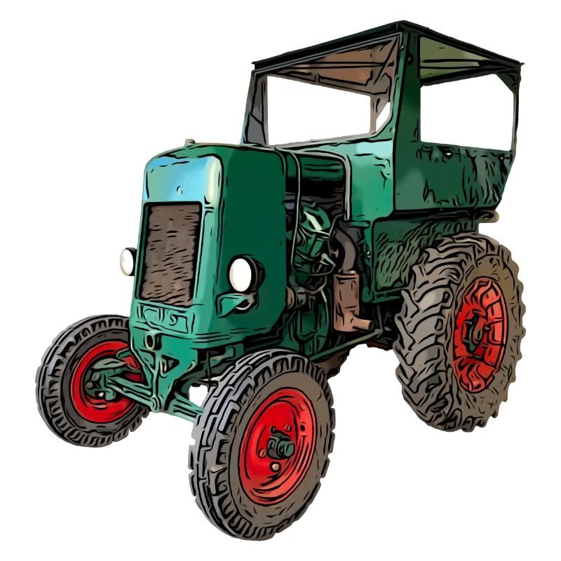 Tractor DDR activist RS03