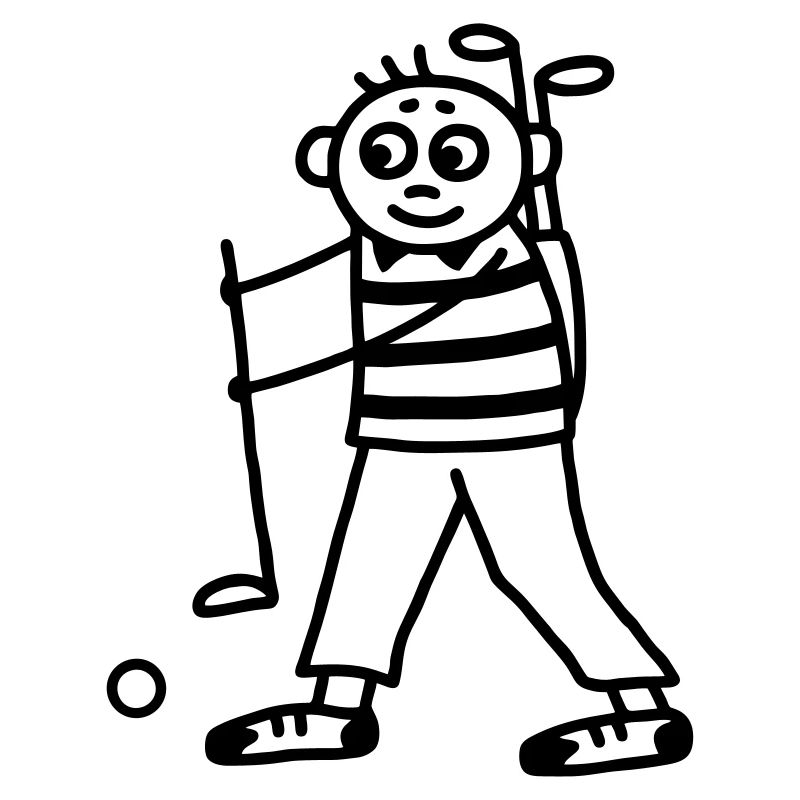 Golf Spieler - Golfer