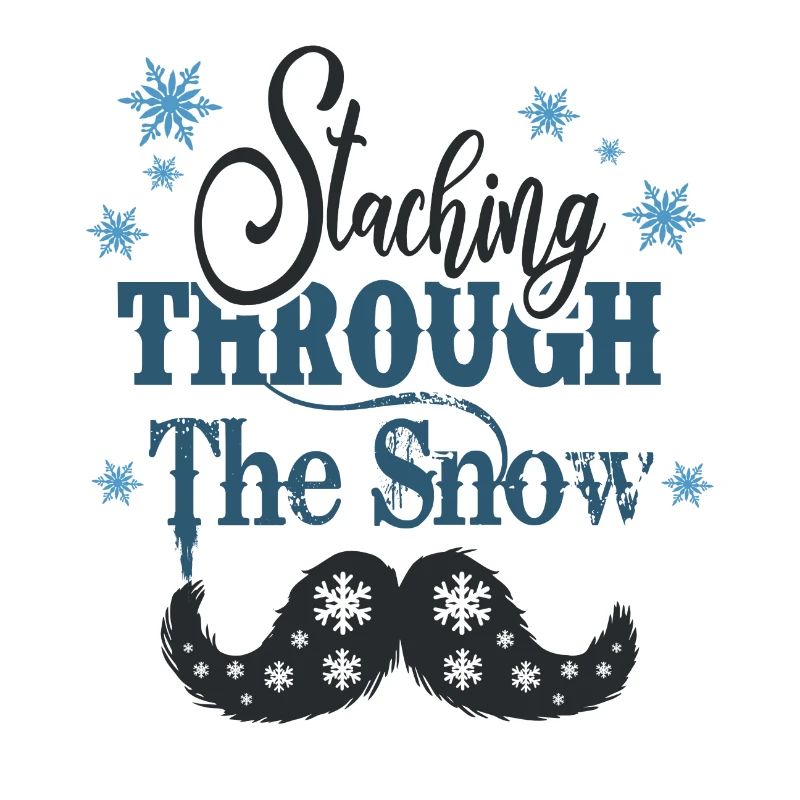 staching through the snow