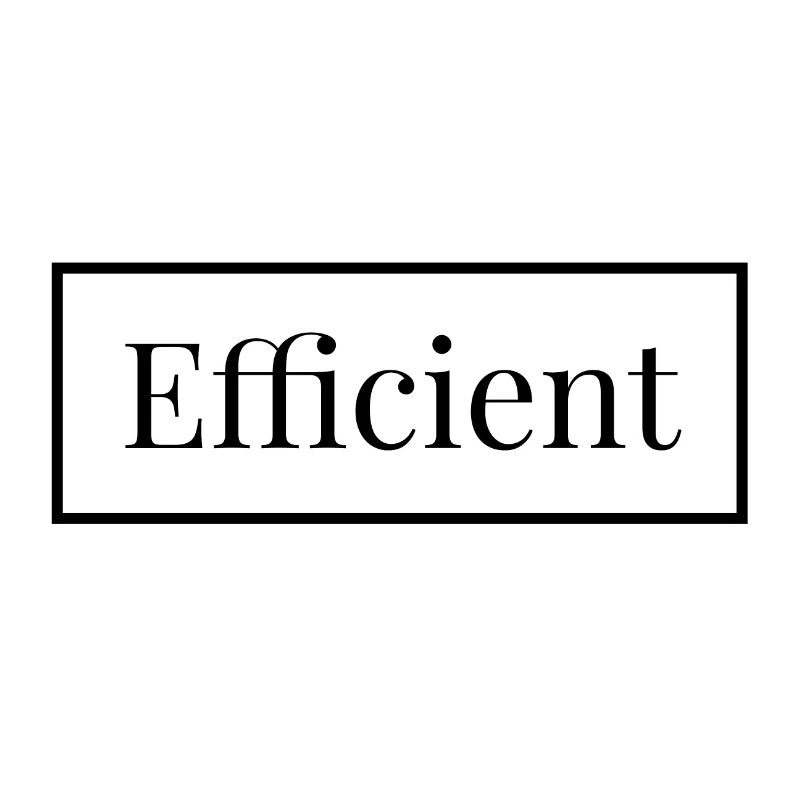 Efficient - english