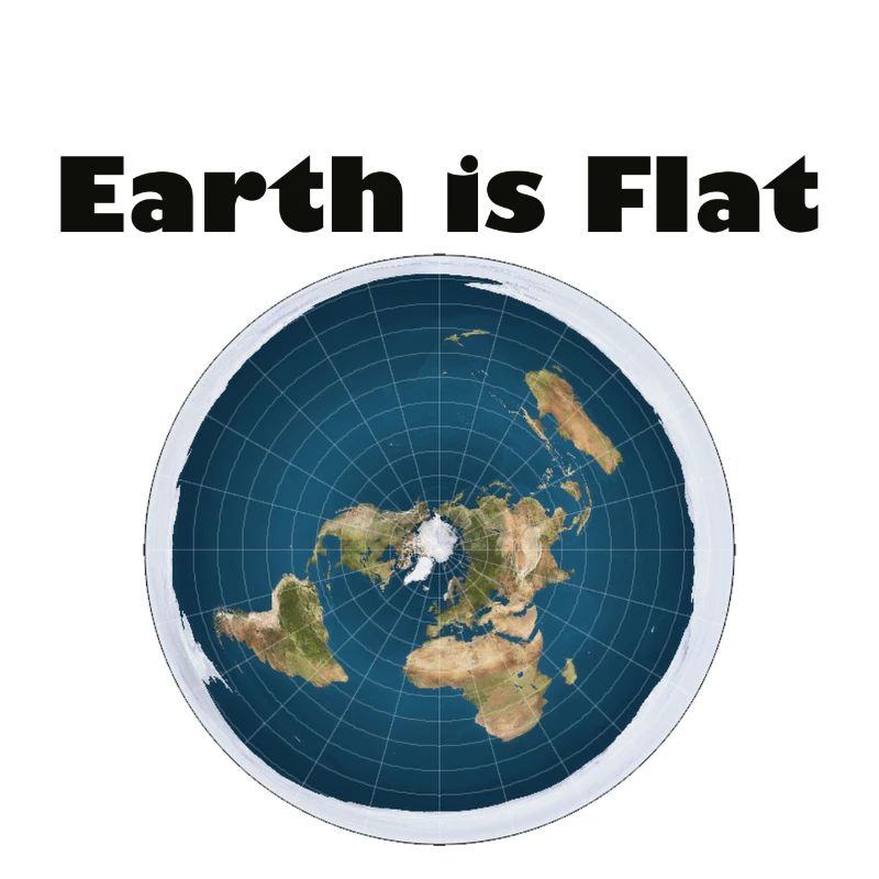 Flache Erde