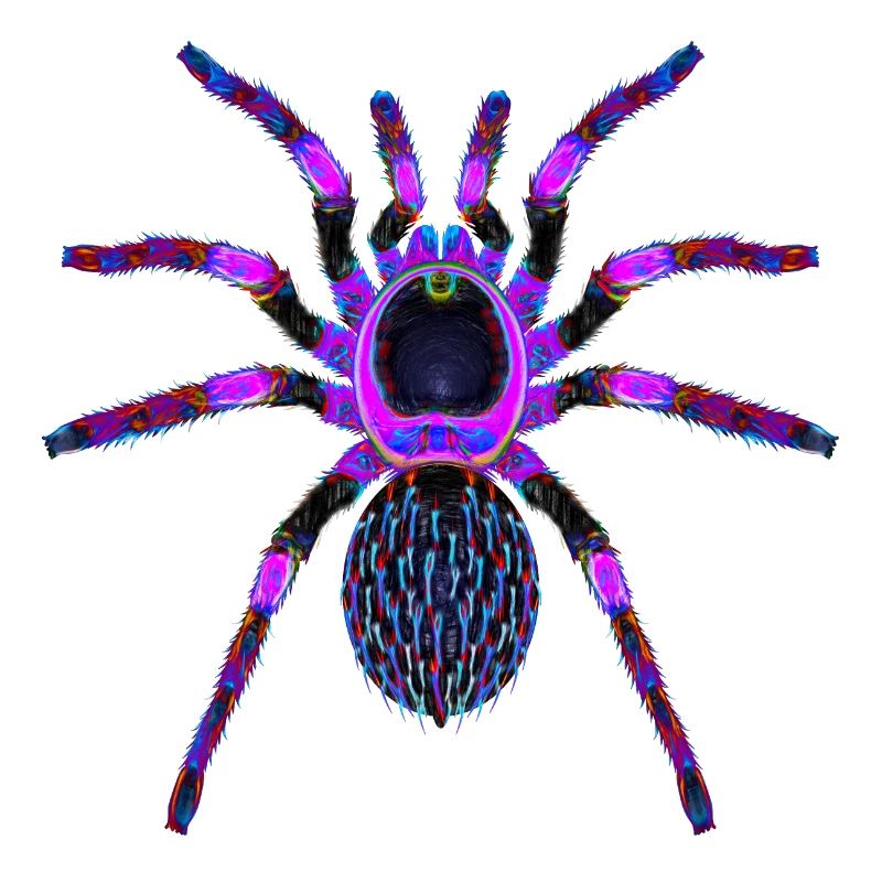 Lila Spinne