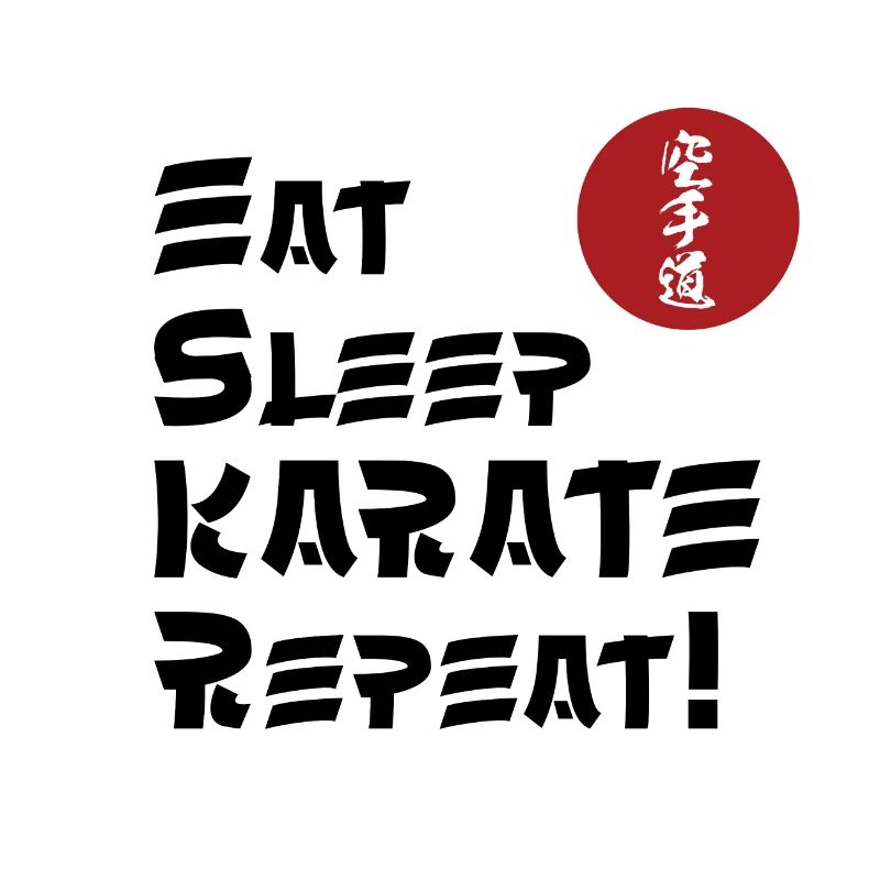 eat sleep karate reapeat meme