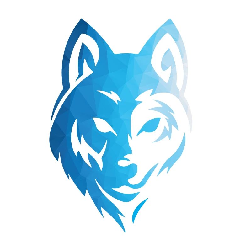 König der Tiere Wolf Silhouette Geschenk Tier