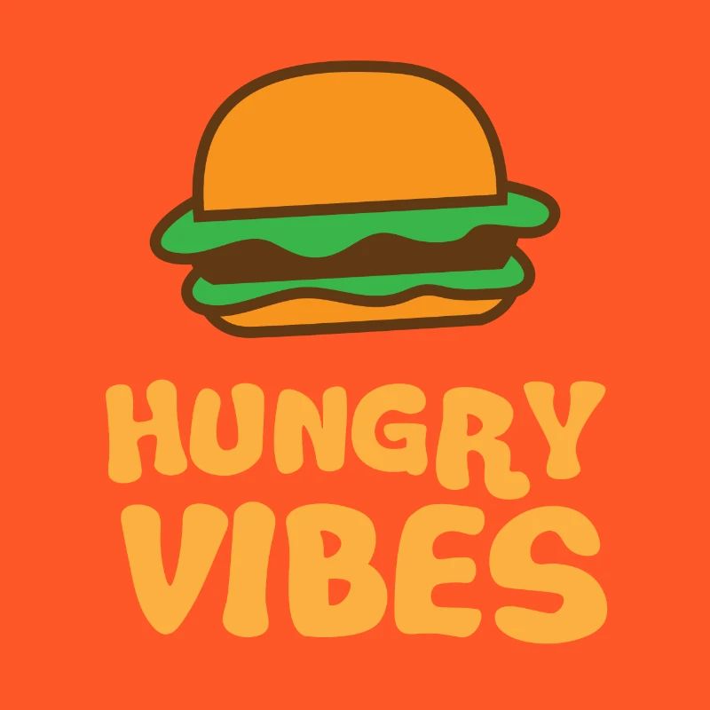 Hungrige Stimmung mit süßem Hamburger