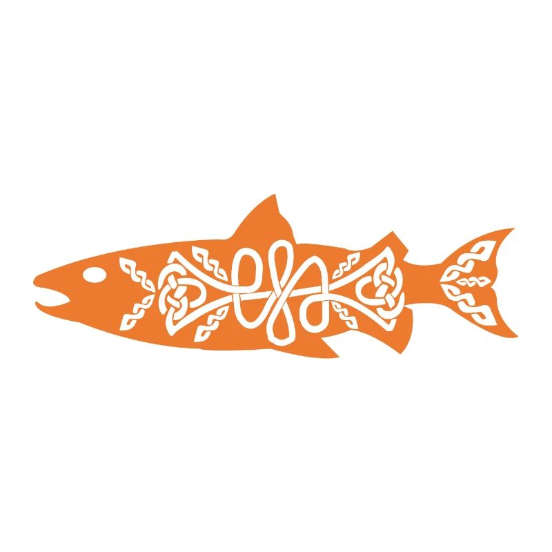 Celtic Symbol Salmon Salmon Fish Ocean GIft