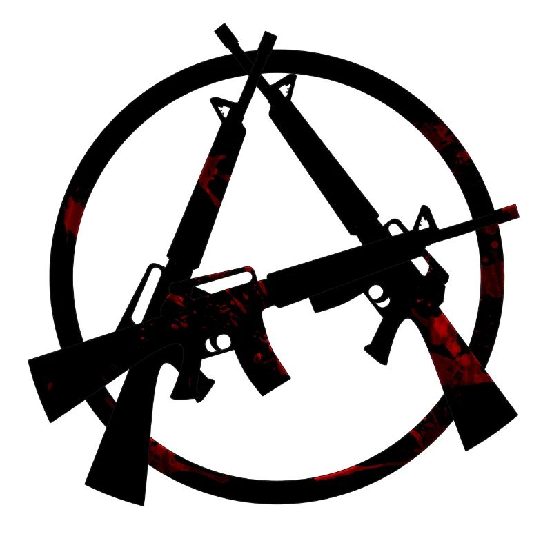 machine gun anarchy, anarchy, anarchist