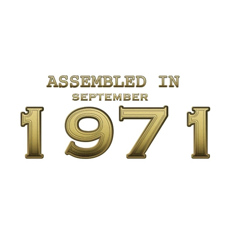 Assemblé en septembre 1971