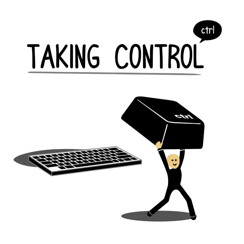 Taking Control Keyboard Computer Tastatur