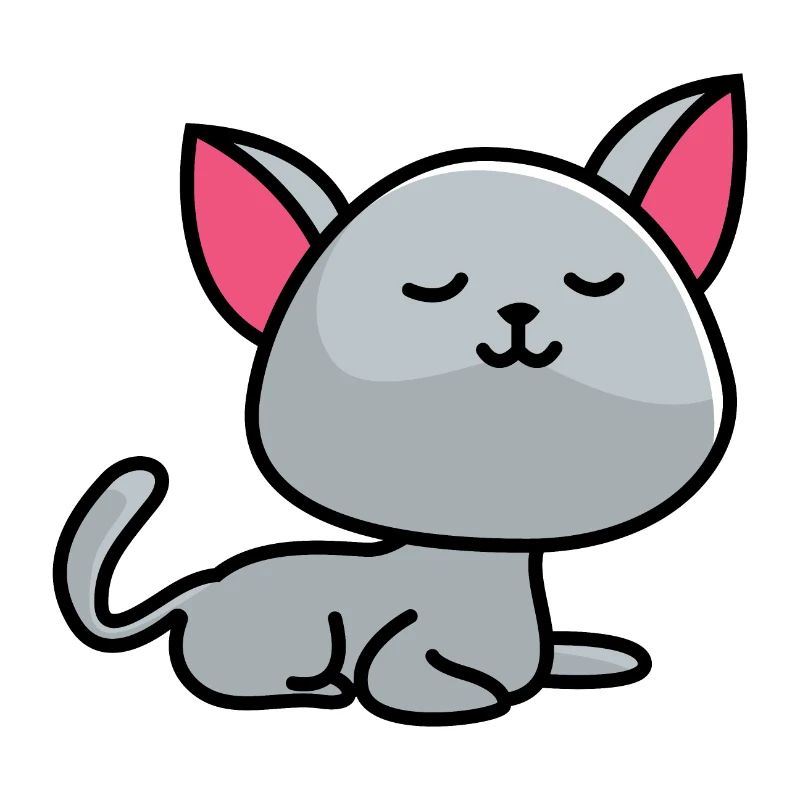 Eingebildete britisch Kurzhaar Katze