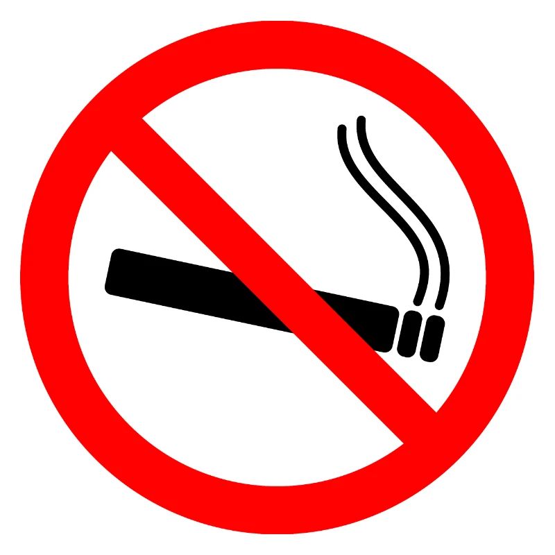 Interdiction de fumer - panneau d'interdiction de fumer